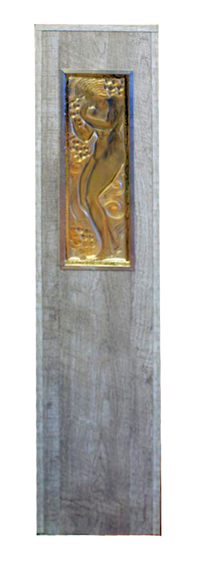 Coppia di colonne Lalique inserto vetro del XX Secolo Anni 30, Opera originale e disponibile - Robertaebasta® Art Gallery opere d’arte esclusive.